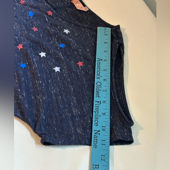 SJS open shoulder Star print top size small - Picture 8 of 10